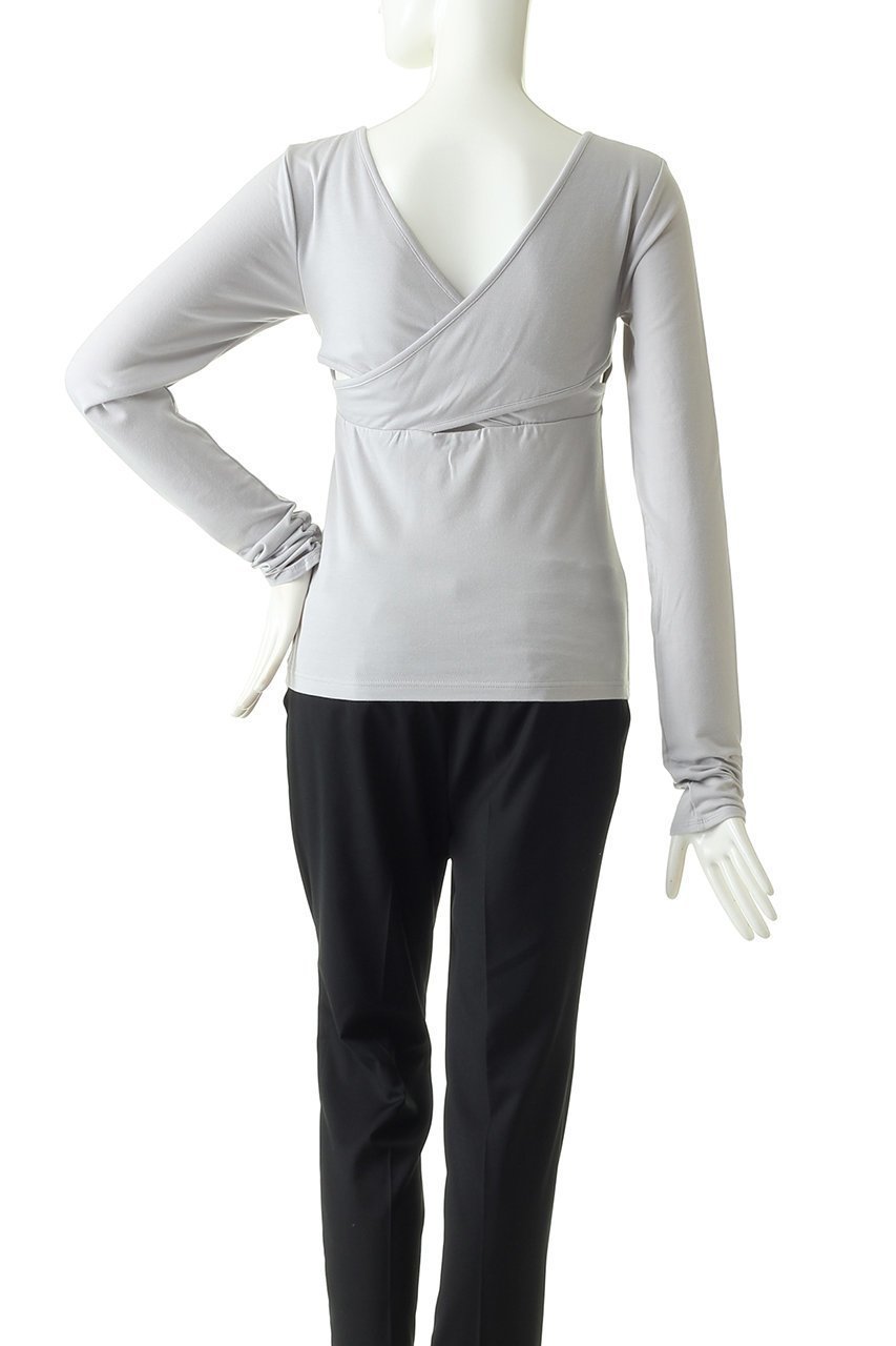 【ジュリエ/Julier】のエアウォームバッククロスロングスリーブプルオーバー 人気、トレンドファッション・服の通販 founy(ファニー) 　ファッション　Fashion　レディースファッション　Fashion for Women　トップス・カットソー　Cut & Sew Tops　カジュアルプルオーバー・ニットトップス　Pullovers & Knit Tops / Casual Pullovers　スポーツウェア　Functional & Stylish Sportswear　スポーツ トップス　Athletic Tops / Workout Tops / Training Shirts　スポーツ　Sports, Activewear　ヨガ　Yoga, Yoga Wear　リラックス　Relax, Relaxed Fit　定番　Standard, Basic Item　長袖　Long Sleeve, Full Sleeve　other-4|ID: prp329100004957153 ipo3291000000037196472