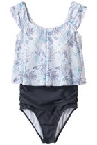 【レイール/Reir】の【San-ai Resort】プリントワンピ見えビキニ ブルー|ID: prp329100004957185 ipo3291000000037196701