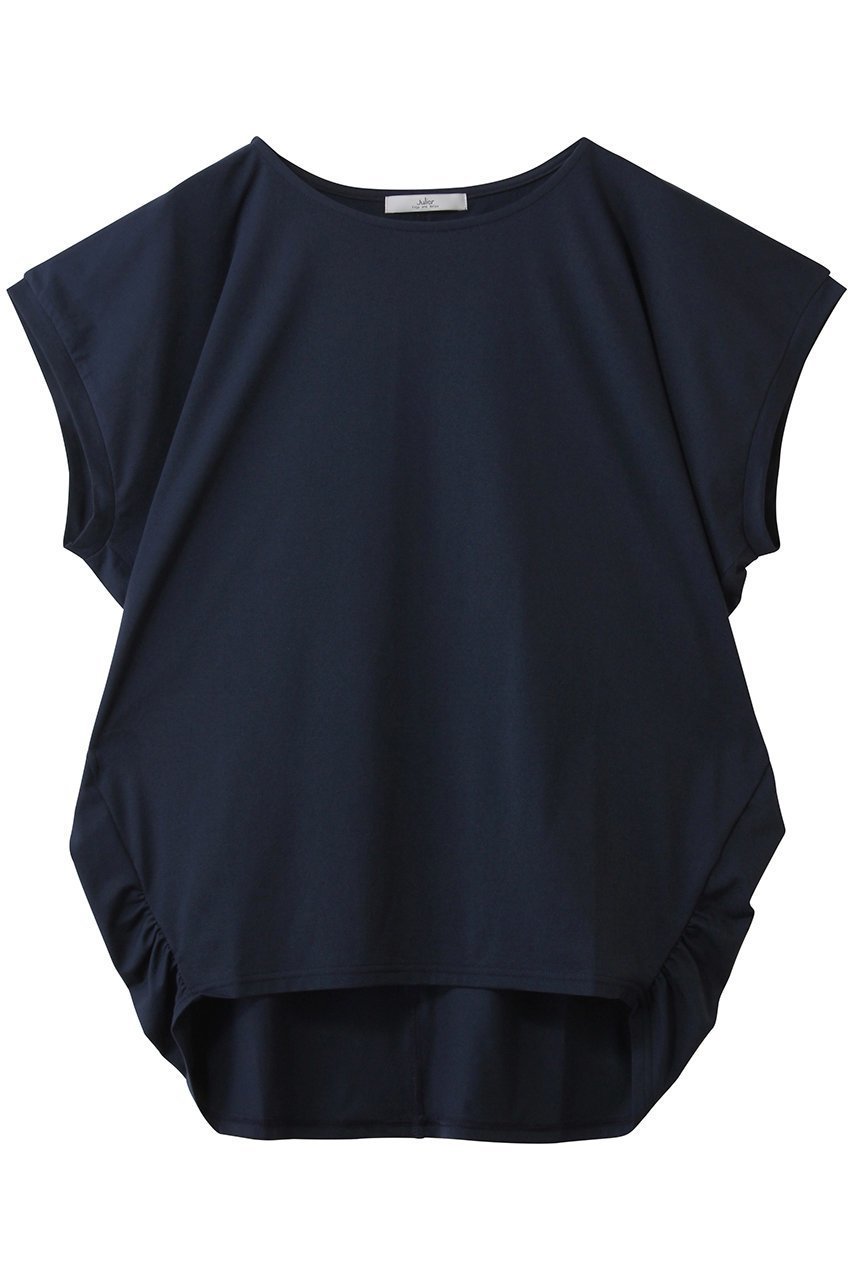 【ジュリエ/Julier】の【定番】ライトプライムドレープトップス インテリア・キッズ・メンズ・レディースファッション・服の通販 founy(ファニー) 　ファッション　Fashion　レディースファッション　Fashion for Women　トップス・カットソー　Cut & Sew Tops　スポーツウェア　Functional & Stylish Sportswear　スポーツ トップス　Athletic Tops / Workout Tops / Training Shirts　スポーツ　Sports, Activewear　ビッグ　Big, Oversized　ヨガ　Yoga, Yoga Wear　エレガント 上品　Elegant　定番　Standard, Basic Item　ネイビー|ID: prp329100004957190 ipo3291000000037196736