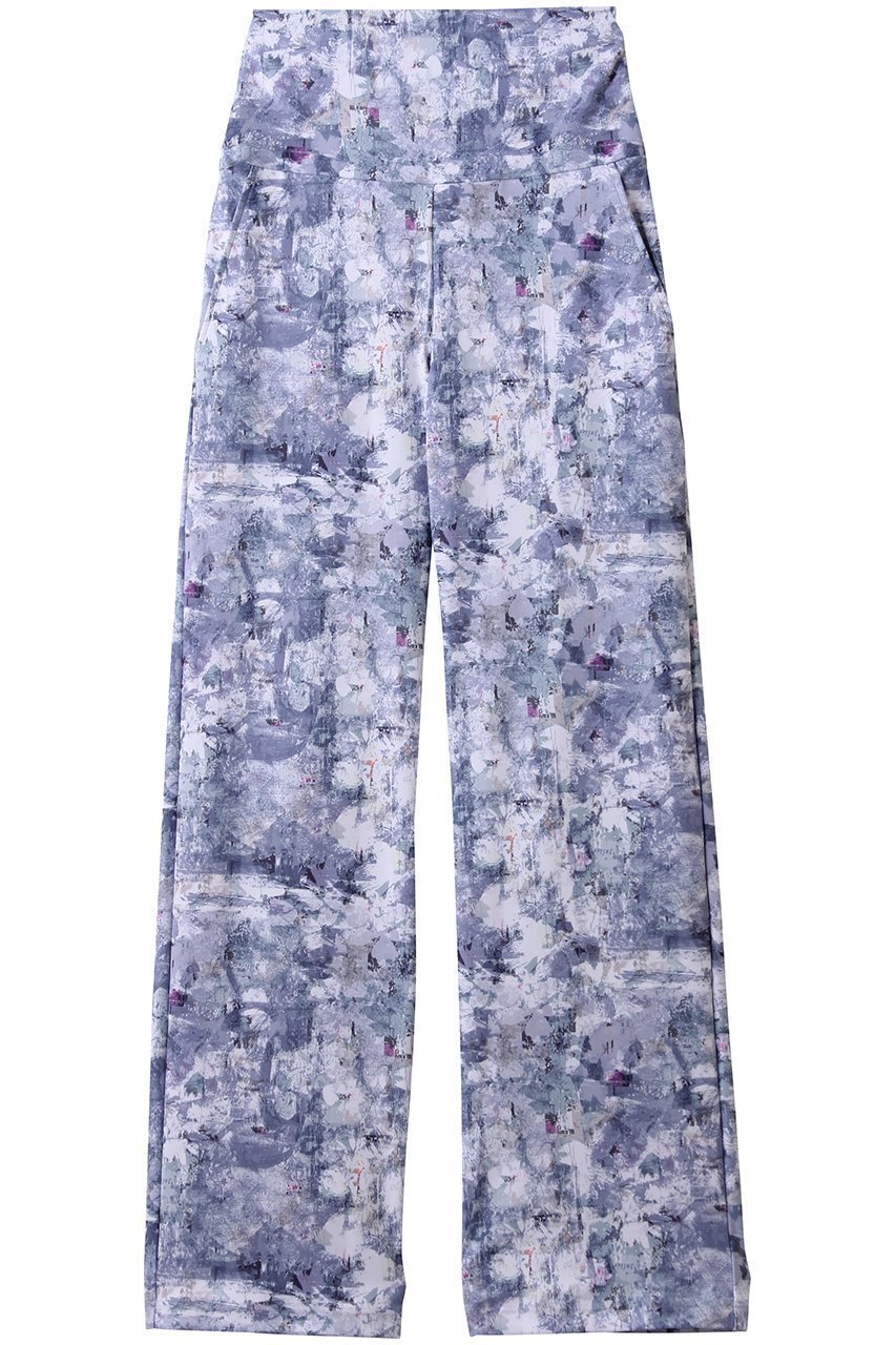 【ジュリエ/Julier】のsandflowerプリントフレアレギンス インテリア・キッズ・メンズ・レディースファッション・服の通販 founy(ファニー) 　ファッション　Fashion　レディースファッション　Fashion for Women　パンツ　Pants & Trousers　レギンス　Leggings & Stretch Pants　スポーツウェア　Functional & Stylish Sportswear　ストレッチ　Stretch, Stretchy Fabric　スポーツ　Sports, Activewear　フラワー　Flower, Floral　フレア　Flare, Flared　ヨガ　Yoga, Yoga Wear　レギンス　Leggings, Stretch Pants　ワーク　Workwear, Utility Style　エレガント 上品　Elegant　ブルー系|ID: prp329100004957261 ipo3291000000037197300