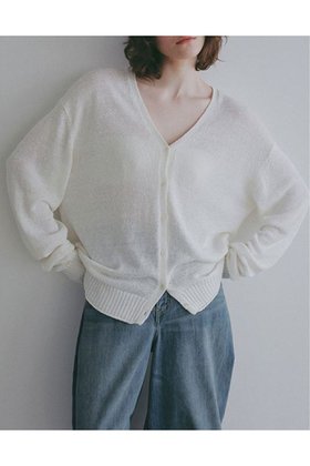 【エトレトウキョウ/ETRE TOKYO】 リリヤーンリネンVネックカーディガン人気、トレンドファッション・服の通販 founy(ファニー) ファッション Fashion レディースファッション Fashion for Women トップス・カットソー Cut & Sew Tops ニット Knit Tops & Sweaters カーディガン・羽織り Layered Style Cardigans Vネックトップス V-Neck Tops / V-Cut Neckline Shirts カーディガン Cardigan, Knitwear シンプル Simple, Minimal とろみ Fluid, Flowy Fabric タンク Tank Top, Sleeveless Top バランス Balance, Style Balance フロント Front, Front Design ボトム Bottoms, Lower Wear リネン Linen, Linen Fabric 夏 Summer 新作・新入荷 New Arrivals / New In |ID:prp329100004957293