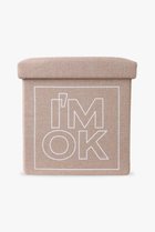 【ロンハーマン/Ron Herman / GOODS】の【I M OK】スツールボックス 人気、トレンドファッション・服の通販 founy(ファニー) おすすめ Recommended / Our Picks クッション Cushion, Throw Pillow コンパクト Compact, Small Size ボックス Boxy, Box Shape thumbnail ライトベージュ|ID: prp329100004957342 ipo3291000000037197829