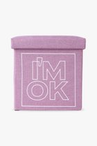 【ロンハーマン/Ron Herman / GOODS】の【I M OK】スツールボックス 人気、トレンドファッション・服の通販 founy(ファニー) おすすめ Recommended / Our Picks クッション Cushion, Throw Pillow コンパクト Compact, Small Size ボックス Boxy, Box Shape thumbnail ライトパープル|ID: prp329100004957342 ipo3291000000037197830
