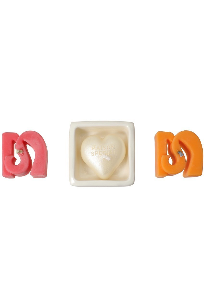 【メゾンスペシャル/MAISON SPECIAL】の【honeyflamingo×MAISON SPECIAL】Logo Candle Set/ロゴキャンドルセット インテリア・キッズ・メンズ・レディースファッション・服の通販 founy(ファニー) 　ギフト プレゼント　Gift / Present　スペシャル　Special, Limited Edition　WHT(ホワイト)|ID: prp329100004957526 ipo3291000000037198969