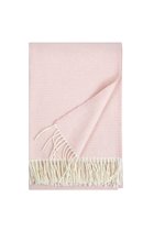 【ラプアン カンクリ/LAPUAN KANKURIT / GOODS】のLEPO ウールブランケット 135x180cm+fringes ホワイト×ローズ|ID: prp329100004957586 ipo3291000000037199339