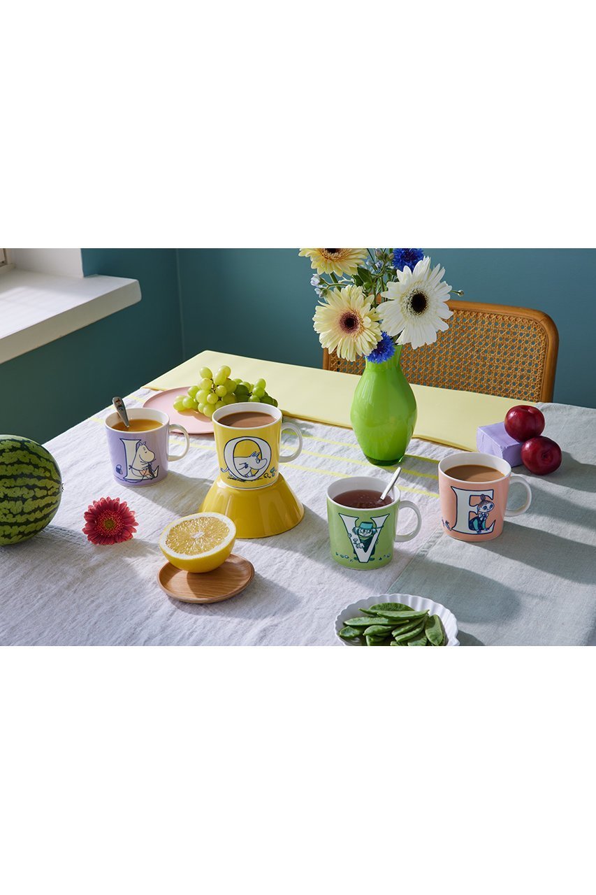 【ムーミン バイ アラビア/MOOMIN by ARABIA / GOODS】のムーミン アルファベットコレクション マグ 0.4L E 人気、トレンドファッション・服の通販 founy(ファニー) 　イラスト　Illustration　キャラクター　Character, Licensed Characters　ギフト プレゼント　Gift / Present　グラス　Glass, Eyewear　コレクション　Collection, Seasonal Line　テーブル　Table, Dining Table　other-3|ID: prp329100004957709 ipo3291000000037200094