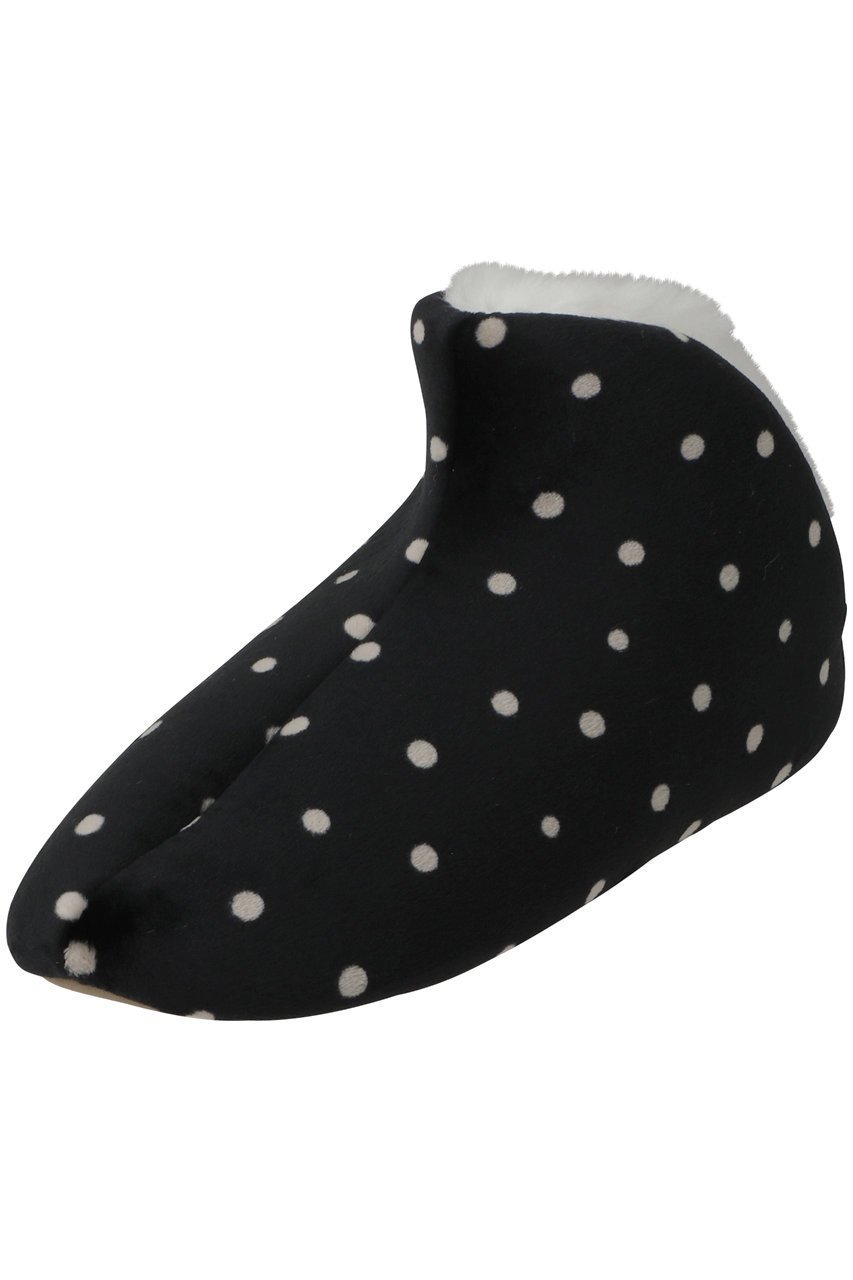 【キッドブルー/KID BLUE / GOODS】の25ストレッチシャギードットルームシューズ インテリア・キッズ・メンズ・レディースファッション・服の通販 founy(ファニー) 　おすすめ　Recommended / Our Picks　ギフト プレゼント　Gift / Present　コレクション　Collection, Seasonal Line　シューズ　Shoes, Footwear　ストレッチ　Stretch, Stretchy Fabric　ドット　Polka Dot, Dot Pattern　フィット　Fit, Slim Fit　リラックス　Relax, Relaxed Fit　人気　Popular, Best Seller　冬　Winter / This Winter　ブラック|ID: prp329100004957767 ipo3291000000037200437
