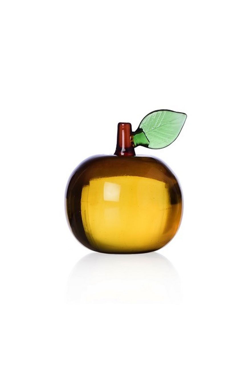 【イッケンドルフ/ICHENDORF / GOODS】のFRUIT ペーパーウェイト インテリア・キッズ・メンズ・レディースファッション・服の通販 founy(ファニー) 　イタリア　Italy　ガラス　Glass, Glassware　シンプル　Simple, Minimal　ステーショナリー　Stationery, Office Supplies　ミラノ　Milano Style, Italian-Inspired　再入荷　Restock / Back in Stock　アンバーアップル|ID: prp329100004957769 ipo3291000000037200454