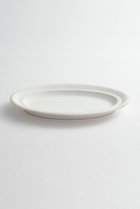 【ミシンポタリークリエーション/MISHIM POTTERY CREATION / GOODS】のStiLL オーバル プレート L 胡粉(シロ)|ID: prp329100004957905 ipo3291000000037201326