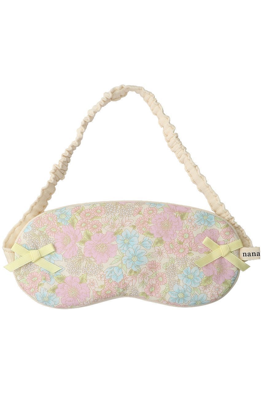 【ナナデェコール/nanadecor / GOODS】のアイマスクコスメアイエロー インテリア・キッズ・メンズ・レディースファッション・服の通販 founy(ファニー) 　トラベル　Travel, Travel Gear　フラワー　Flower, Floral　リボン　Ribbon, Bow　ピンク|ID: prp329100004958019 ipo3291000000037201924