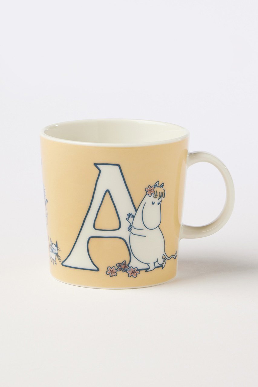 【ムーミン バイ アラビア/MOOMIN by ARABIA / GOODS】のムーミン アルファベットコレクション マグ 0.4L A インテリア・キッズ・メンズ・レディースファッション・服の通販 founy(ファニー) 　イラスト　Illustration　キャラクター　Character, Licensed Characters　ギフト プレゼント　Gift / Present　グラス　Glass, Eyewear　コレクション　Collection, Seasonal Line　テーブル　Table, Dining Table　-|ID: prp329100004958052 ipo3291000000037202082