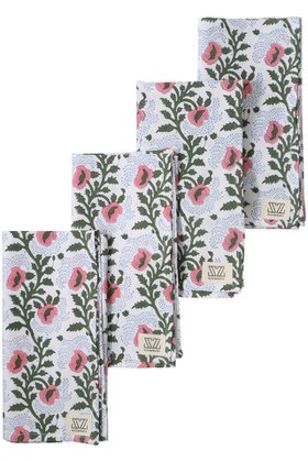 【エスゼット ブロックプリント/SZ Blockprints / GOODS】のPLACE MAT SET ESSA プレイスマット4点セット(51×51cm) 人気、トレンドファッション・服の通販 founy(ファニー) テーブル Table, Dining Table デザート Dessert, Sweet Treat |ID:prp329100004958064