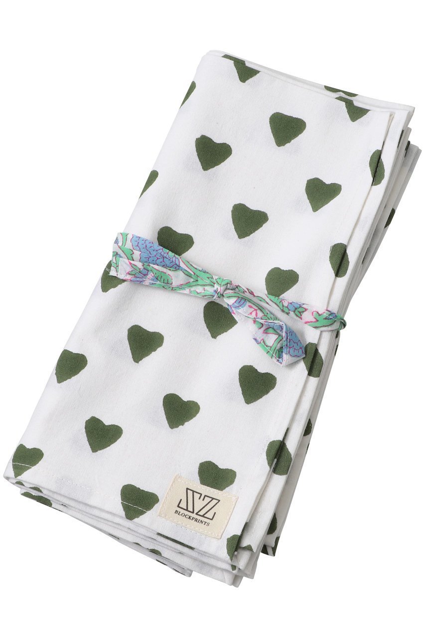 【エスゼット ブロックプリント/SZ Blockprints / GOODS】のPLACE MAT SET HEART プレイスマット4点セット(51×51cm) 人気、トレンドファッション・服の通販 founy(ファニー) 　おすすめ　Recommended / Our Picks　テーブル　Table, Dining Table　パーティ　Party, Party Style　プリント　Print, Printed Pattern　other-5|ID: prp329100004958065 ipo3291000000037202152