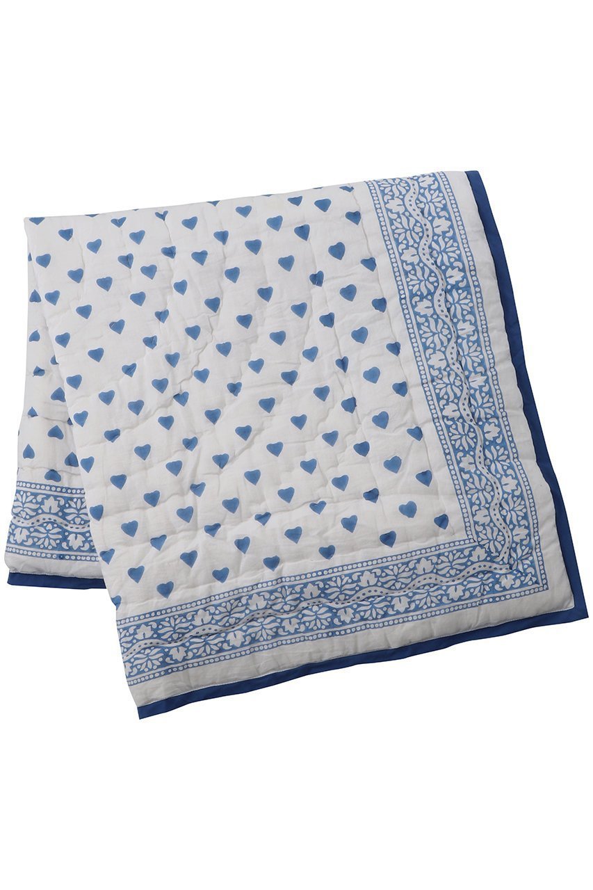 【エスゼット ブロックプリント/SZ Blockprints / GOODS】のBABY BLANKET リバーシブルブランケット インテリア・キッズ・メンズ・レディースファッション・服の通販 founy(ファニー) 　おすすめ　Recommended / Our Picks　ブランケット　Blanket, Throw Blanket　リラックス　Relax, Relaxed Fit　人気　Popular, Best Seller　HEART×CHECK|ID: prp329100004958079 ipo3291000000037202228