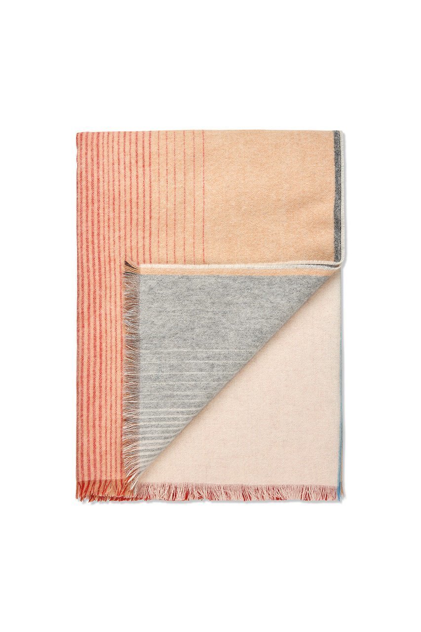 【エルヴァン デンマーク/elvang Denmark / GOODS】のCarte Postale スロー by Inga Sempe インテリア・キッズ・メンズ・レディースファッション・服の通販 founy(ファニー) 　コレクション　Collection, Seasonal Line　フランス　France, French　ブランケット　Blanket, Throw Blanket　再入荷　Restock / Back in Stock　レッド/グレー|ID: prp329100004958166 ipo3291000000037202750