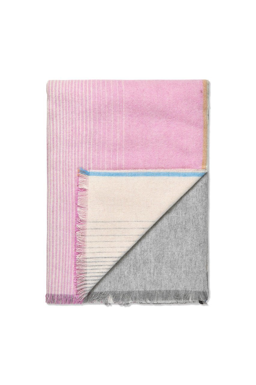 【エルヴァン デンマーク/elvang Denmark / GOODS】のCarte Postale スロー by Inga Sempe インテリア・キッズ・メンズ・レディースファッション・服の通販 founy(ファニー) 　コレクション　Collection, Seasonal Line　フランス　France, French　ブランケット　Blanket, Throw Blanket　再入荷　Restock / Back in Stock　ピンク/グレー|ID: prp329100004958166 ipo3291000000037202752