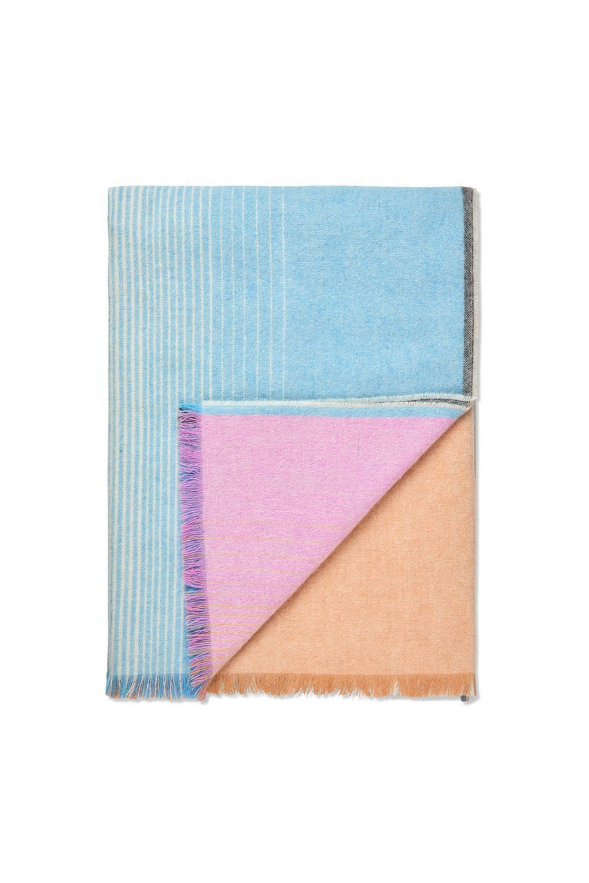 【エルヴァン デンマーク/elvang Denmark / GOODS】のCarte Postale スロー by Inga Sempe インテリア・キッズ・メンズ・レディースファッション・服の通販 founy(ファニー) 　コレクション　Collection, Seasonal Line　フランス　France, French　ブランケット　Blanket, Throw Blanket　再入荷　Restock / Back in Stock　ブルー/ピンク|ID: prp329100004958166 ipo3291000000037202753