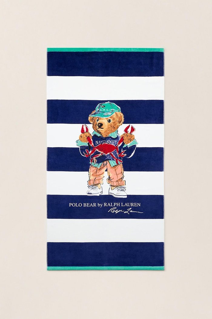 【ラルフ ローレン/RALPH LAUREN / GOODS】の【Ralph Lauren Home】シーサイド Polo ベア ビーチ タオル インテリア・キッズ・メンズ・レディースファッション・服の通販 founy(ファウニー) https://founy.com/ グラフィック Graphic, Graphic Design セーター Sweater, Knitwear タオル Towel, Bath Towel ビーチ Beach, Seaside モチーフ Motif, Design Theme |ID: prp329100004958169 ipo3291000000037202768