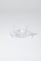 【アルノグラス/ARNO Glass / GOODS】のエスプレッソ カップ & ソーサー クリア|ID: prp329100004958270 ipo3291000000037203372