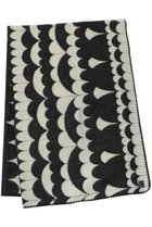 【ミナ ペルホネン/mina perhonen / GOODS】のsea lace ブランケット Large 約210×145cm 人気、トレンドファッション・服の通販 founy(ファニー) 2023年 2023 2023春夏・S/S Spring/Summer 2023 SS23 コレクション Collection, Seasonal Line シンプル Simple, Minimal ジャカード／ジャガード Jacquard, Woven Pattern ブランケット Blanket, Throw Blanket thumbnail ブラック|ID: prp329100004958411 ipo3291000000037204146