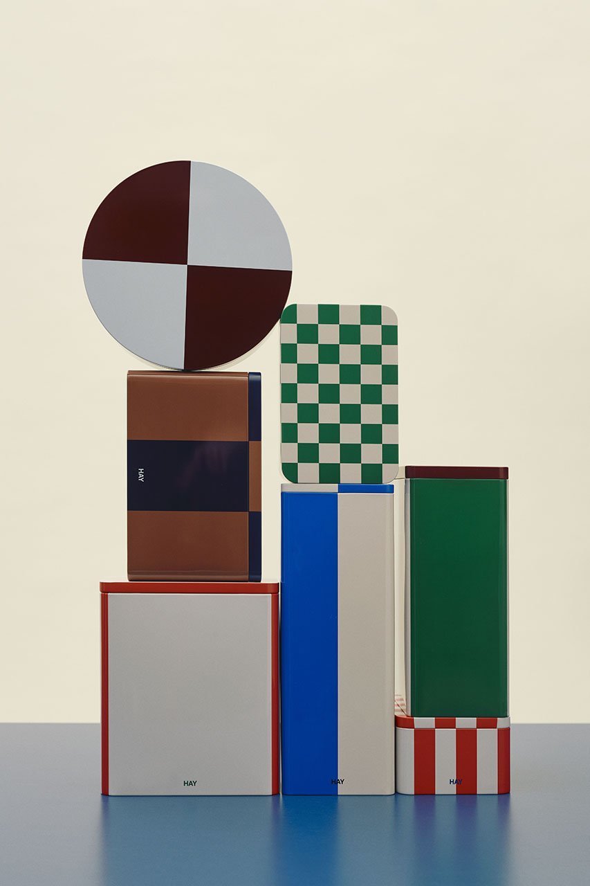 【ヘイ/HAY / GOODS】のTin Container M 人気、トレンドファッション・服の通販 founy(ファニー) 　カラフル　Colorful Design　チェック　Check, Plaid, Tartan　テーブル　Table, Dining Table　other-4|ID: prp329100004958419 ipo3291000000037204194