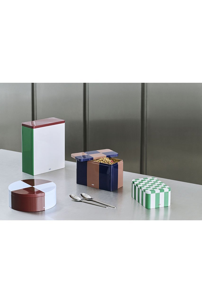 【ヘイ/HAY / GOODS】のTin Container M 人気、トレンドファッション・服の通販 founy(ファニー) 　カラフル　Colorful Design　チェック　Check, Plaid, Tartan　テーブル　Table, Dining Table　other-6|ID: prp329100004958419 ipo3291000000037204196