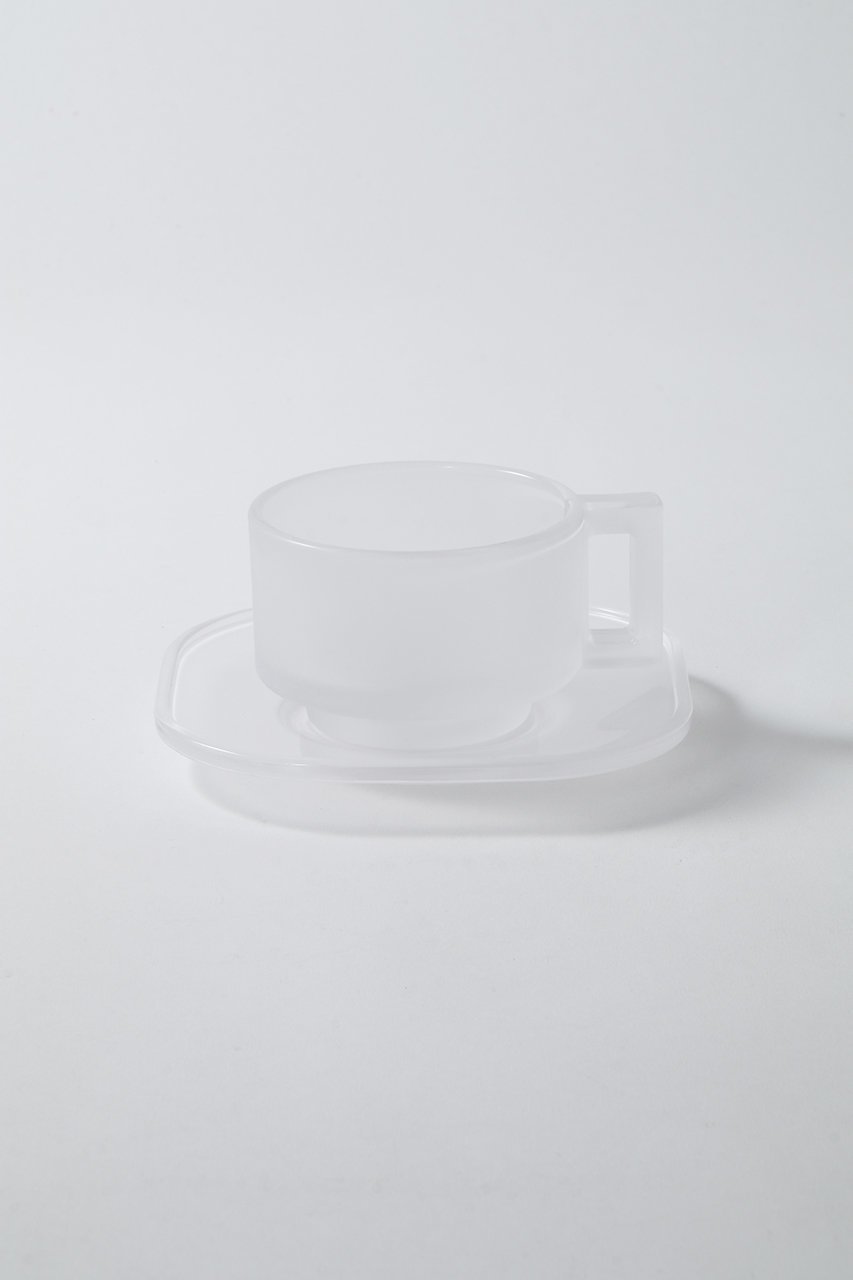 【アルノグラス/ARNO Glass / GOODS】のカップ & ソーサー インテリア・キッズ・メンズ・レディースファッション・服の通販 founy(ファニー) 　イタリア　Italy　ガラス　Glass, Glassware　クラシカル　Classical, Vintage-Inspired　クリスタル　Crystal, Swarovski　グラス　Glass, Eyewear　スクエア　Square, Square Shape　テーブル　Table, Dining Table　ハンド　Hand, Handmade　フロスト|ID: prp329100004958705 ipo3291000000037205717