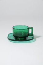 【アルノグラス/ARNO Glass / GOODS】のカップ & ソーサー グリーン|ID: prp329100004958705 ipo3291000000037205719