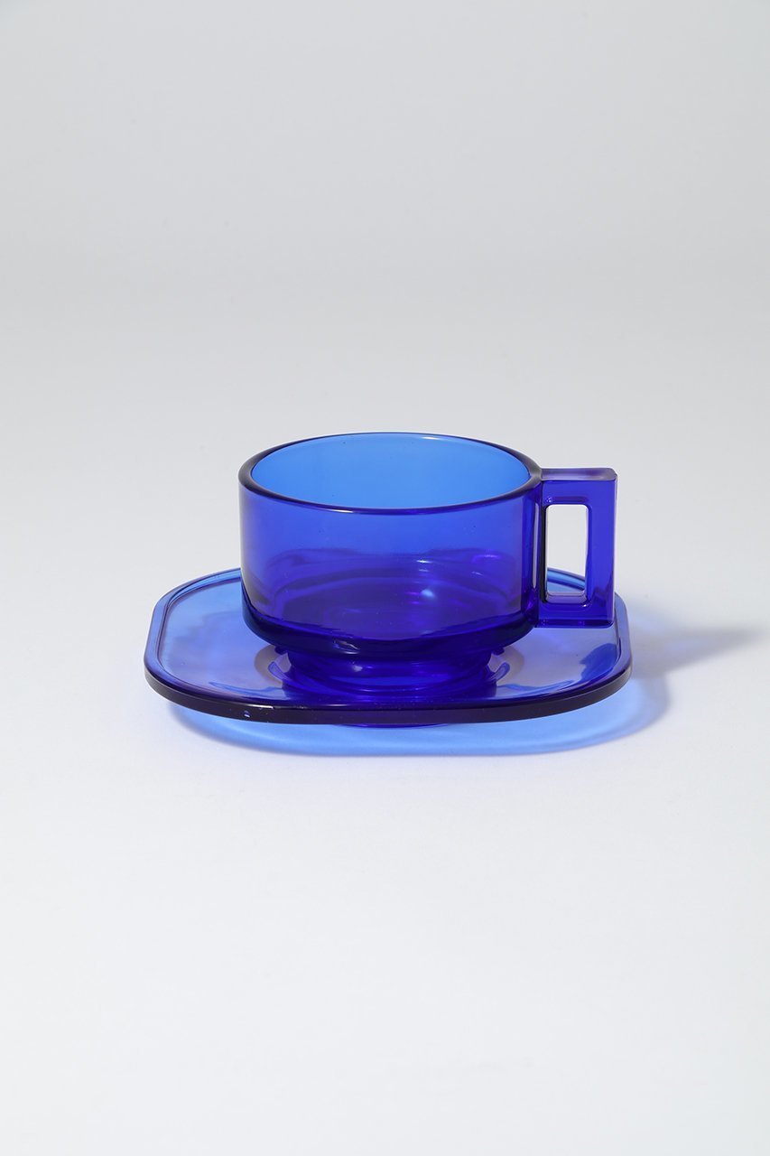 【アルノグラス/ARNO Glass / GOODS】のカップ & ソーサー インテリア・キッズ・メンズ・レディースファッション・服の通販 founy(ファニー) 　イタリア　Italy　ガラス　Glass, Glassware　クラシカル　Classical, Vintage-Inspired　クリスタル　Crystal, Swarovski　グラス　Glass, Eyewear　スクエア　Square, Square Shape　テーブル　Table, Dining Table　ハンド　Hand, Handmade　コバルト|ID: prp329100004958705 ipo3291000000037205720