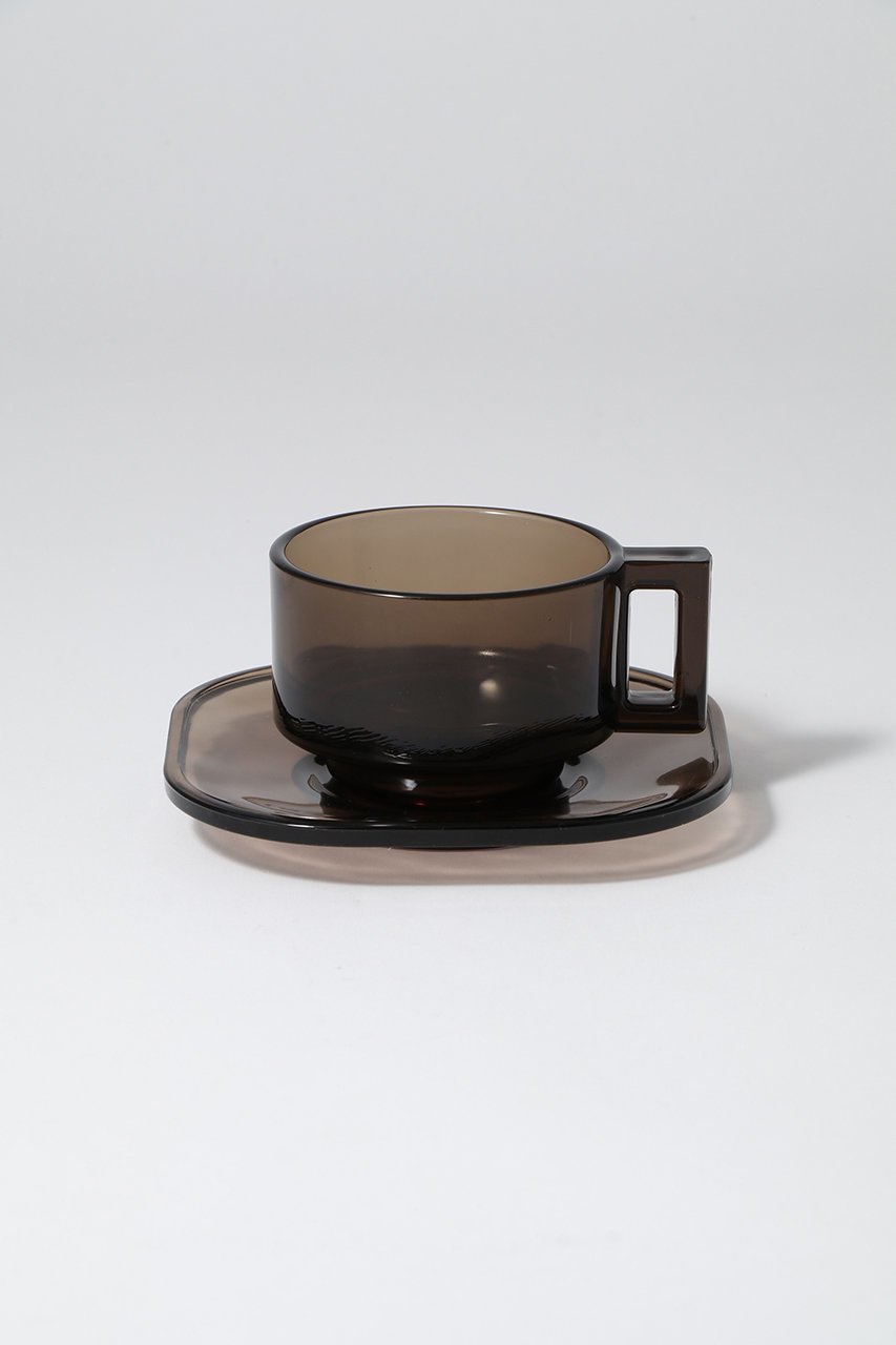 【アルノグラス/ARNO Glass / GOODS】のカップ & ソーサー インテリア・キッズ・メンズ・レディースファッション・服の通販 founy(ファニー) 　イタリア　Italy　ガラス　Glass, Glassware　クラシカル　Classical, Vintage-Inspired　クリスタル　Crystal, Swarovski　グラス　Glass, Eyewear　スクエア　Square, Square Shape　テーブル　Table, Dining Table　ハンド　Hand, Handmade　スモーク|ID: prp329100004958705 ipo3291000000037205722