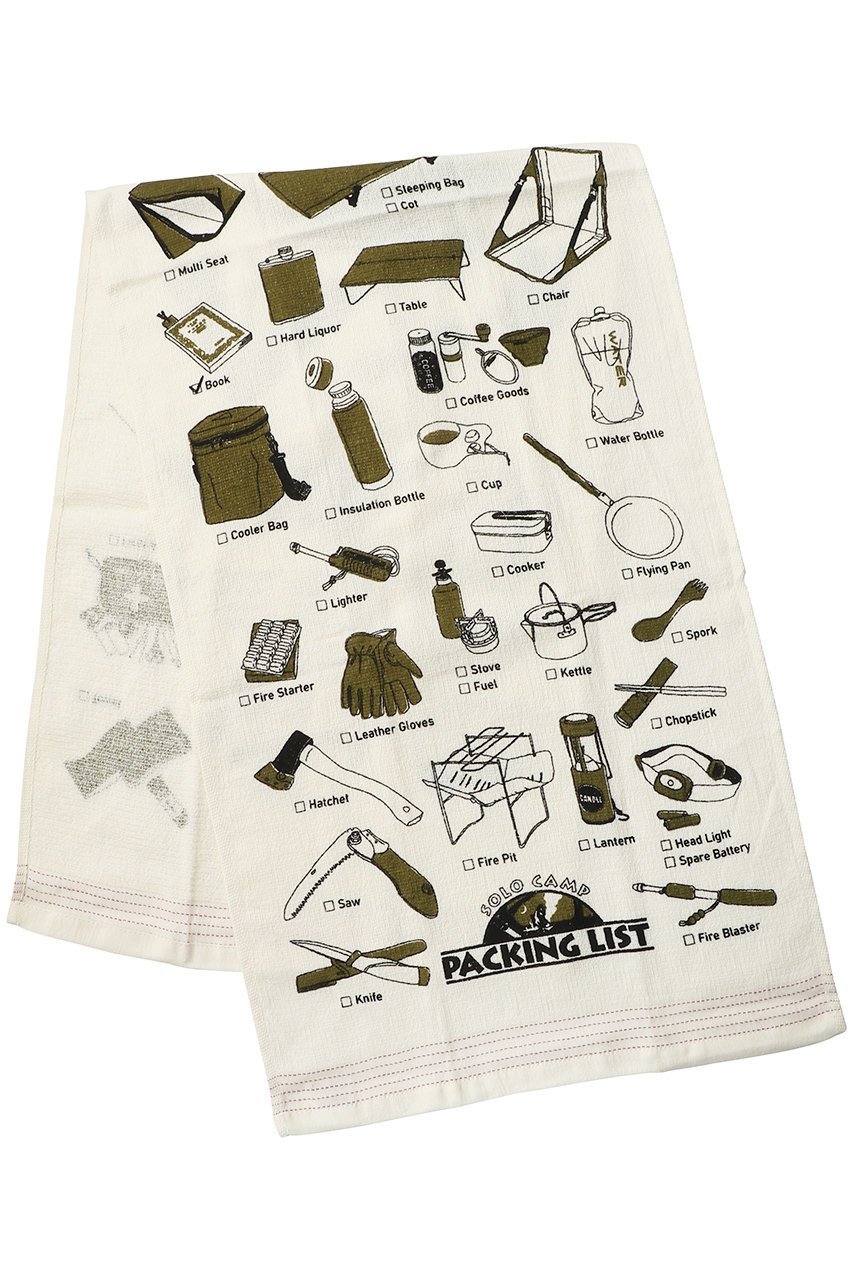 【コンテックス/kontex / GOODS】の布ごよみフェイスタオル インテリア・キッズ・メンズ・レディースファッション・服の通販 founy(ファニー) 　アウトドア　Outdoor Clothing　イラスト　Illustration　スポーツ　Sports, Activewear　タオル　Towel, Bath Towel　トラベル　Travel, Travel Gear　フェイス　Face, Facial Design　定番　Standard, Basic Item　旅行　Travel　SOLO CAMP|ID: prp329100004958764 ipo3291000000037206101