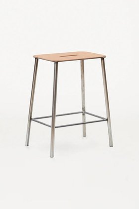 【フラマ/FRAMA / GOODS】のアダム スツール ロースチール/ナチュラルレザー H50【メーカー取り寄せ】 人気、トレンドファッション・服の通販 founy(ファニー) シンプル Simple, Minimal スタンド Stand Collar, Upright Stand フラット Flat, Flat Shoes |ID:prp329100004959096