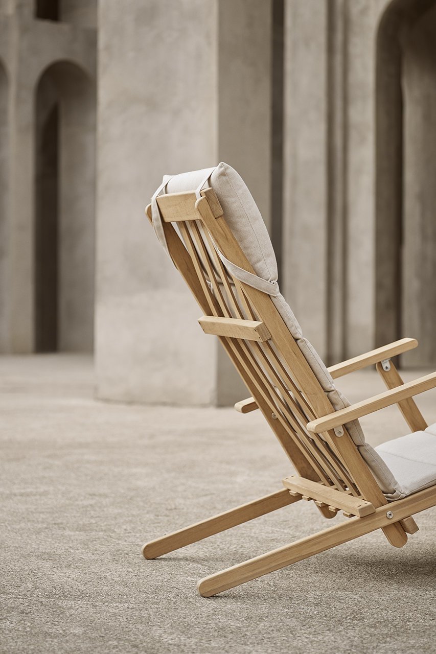 【カール ハンセン&サン/CARL HANSEN & SON / GOODS】のBM5568 デッキチェア【メーカー取り寄せ】 人気、トレンドファッション・服の通販 founy(ファニー) 　アウトドア　Outdoor Clothing　クッション　Cushion, Throw Pillow　シンプル　Simple, Minimal　テーブル　Table, Dining Table　フィット　Fit, Slim Fit　フォルム　Silhouette, Form　フレーム　Frame, Outline　other-4|ID: prp329100004959239 ipo3291000000037208571