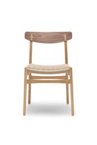 【カール ハンセン&サン/CARL HANSEN & SON / GOODS】のCH23 ダイニングチェア【メーカー取り寄せ】 オーク+ウォルナット/オイル|ID: prp329100004959246 ipo3291000000037208622