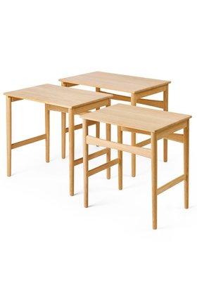 【カール ハンセン&サン/CARL HANSEN & SON / GOODS】のCH004 ネスティングテーブル オーク/オイル【メーカー取り寄せ】 人気、トレンドファッション・服の通販 founy(ファニー) オイル Body Oil オーガニック Organic Cotton クラシック Classic, Timeless Style シンプル Simple, Minimal テーブル Table, Dining Table 人気 Popular, Best Seller |ID:prp329100004959252