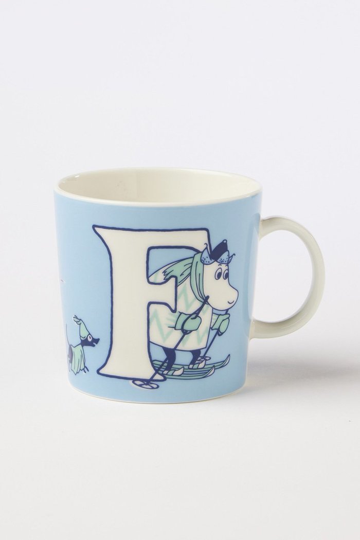 【ムーミン バイ アラビア/MOOMIN by ARABIA / GOODS】のムーミン アルファベットコレクション マグ 0.4L F インテリア・キッズ・メンズ・レディースファッション・服の通販 founy(ファニー) https://founy.com/ イラスト Illustration キャラクター Character, Licensed Characters ギフト プレゼント Gift / Present グラス Glass, Eyewear コレクション Collection, Seasonal Line テーブル Table, Dining Table |ID: prp329100004959318 ipo3291000000037208953