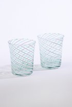 【スティルレーベン/STILLEBEN / GOODS】のConcave Twist グラス 2個セット 人気、トレンドファッション・服の通販 founy(ファニー) エレガント 上品 Elegant ガラス Glass, Glassware クリスタル Crystal, Swarovski グラス Glass, Eyewear グラフィック Graphic, Graphic Design コレクション Collection, Seasonal Line ストライプ Stripe, Striped Pattern テーブル Table, Dining Table 人気 Popular, Best Seller ハンド Hand, Handmade 卒業式 Graduation Ceremony thumbnail グリーン|ID: prp329100004959460 ipo3291000000037209665