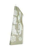 【ラプアン カンクリ/LAPUAN KANKURIT / GOODS】のKISSANPAIVAT タオル ホワイト×オリーブ|ID: prp329100004959610 ipo3291000000037210408