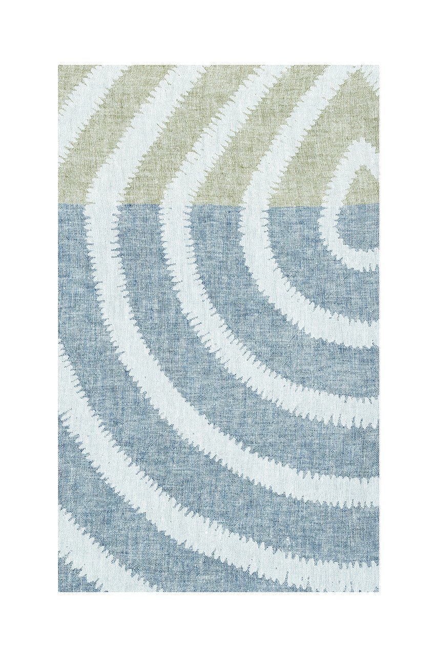 【ラプアン カンクリ/LAPUAN KANKURIT / GOODS】のMETSALAMPI マルチユース タオル 95x180cm インテリア・キッズ・メンズ・レディースファッション・服の通販 founy(ファニー) 　春　Spring　タオル　Towel, Bath Towel　テーブル　Table, Dining Table　ビーチ　Beach, Seaside　ブランケット　Blanket, Throw Blanket　リネン　Linen, Linen Fabric　S/S・春夏　SS, Spring/Summer, Warm Season　おすすめ　Recommended / Our Picks　夏　Summer　グレー×ブルーベリー×オリーブ|ID: prp329100004959619 ipo3291000000037210450