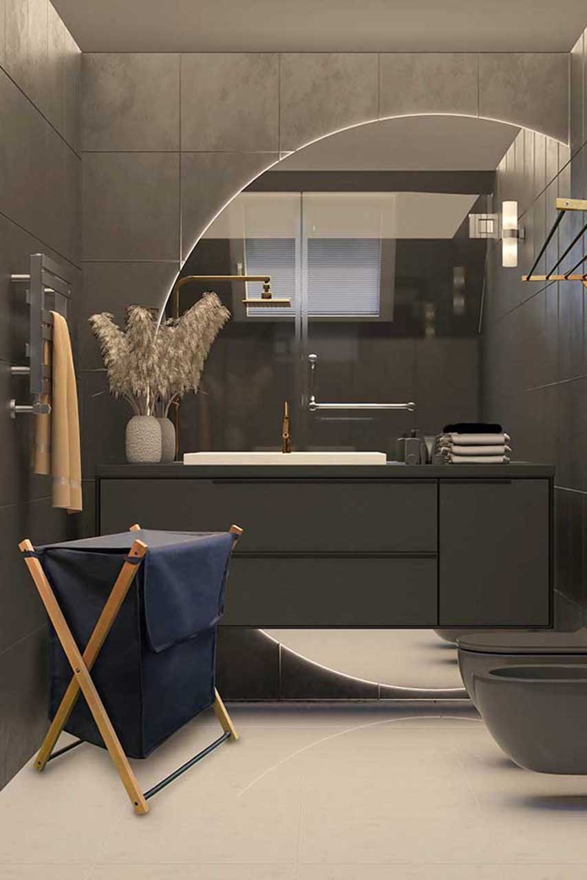 【セピオ/Sepio / GOODS】のオーロラ ランドリーバスケット 人気、トレンドファッション・服の通販 founy(ファニー) 　コレクション　Collection, Seasonal Line　コーティング　Coating, Coated Finish　軽量　Lightweight, Ultra Light　バスケット　Basket, Basket Bag　other-2|ID: prp329100004959623 ipo3291000000037210485