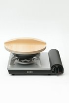 【ヘゲ/HEGE / GOODS】のΦ250直火鍋 1.0(木蓋付)+ カセットこんろ ブラック|ID: prp329100004959737 ipo3291000000037211153