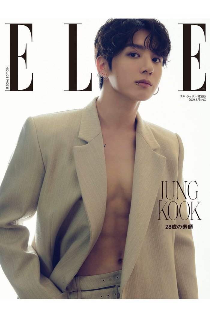 【ハースト婦人画報社/Hearst Fujingaho / GOODS】の【送料無料】エル・ジャポン2026 SPRING Jung Kook特別版(2026/1/28発売) インテリア・キッズ・メンズ・レディースファッション・服の通販 founy(ファウニー) https://founy.com/ 春 Spring 3月号 March Issue シューズ Shoes, Footwear スペシャル Special, Limited Edition 雑誌 Magazine, Fashion Magazine S/S・春夏 SS, Spring/Summer, Warm Season 送料無料 Free Shipping 夏 Summer 2026年 2026 2026春夏・S/S Spring/Summer 2026 SS26 |ID: prp329100004959843 ipo3291000000037211720