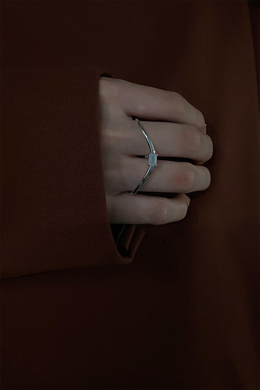 【イヴェット/YVETTE】のSTRUCTURE ダブルフィンガーリング(カルセドニー) 人気、トレンドファッション・服の通販 founy(ファニー) 　ファッション　Fashion　レディースファッション　Fashion for Women　ストーン　Stone, Gem-Like　ダブル　Double, Double-Breasted　フォルム　Silhouette, Form　モダン　Modern, Contemporary　新作・新入荷　New Arrivals / New In　other-4|ID: prp329100004960012 ipo3291000000037213776