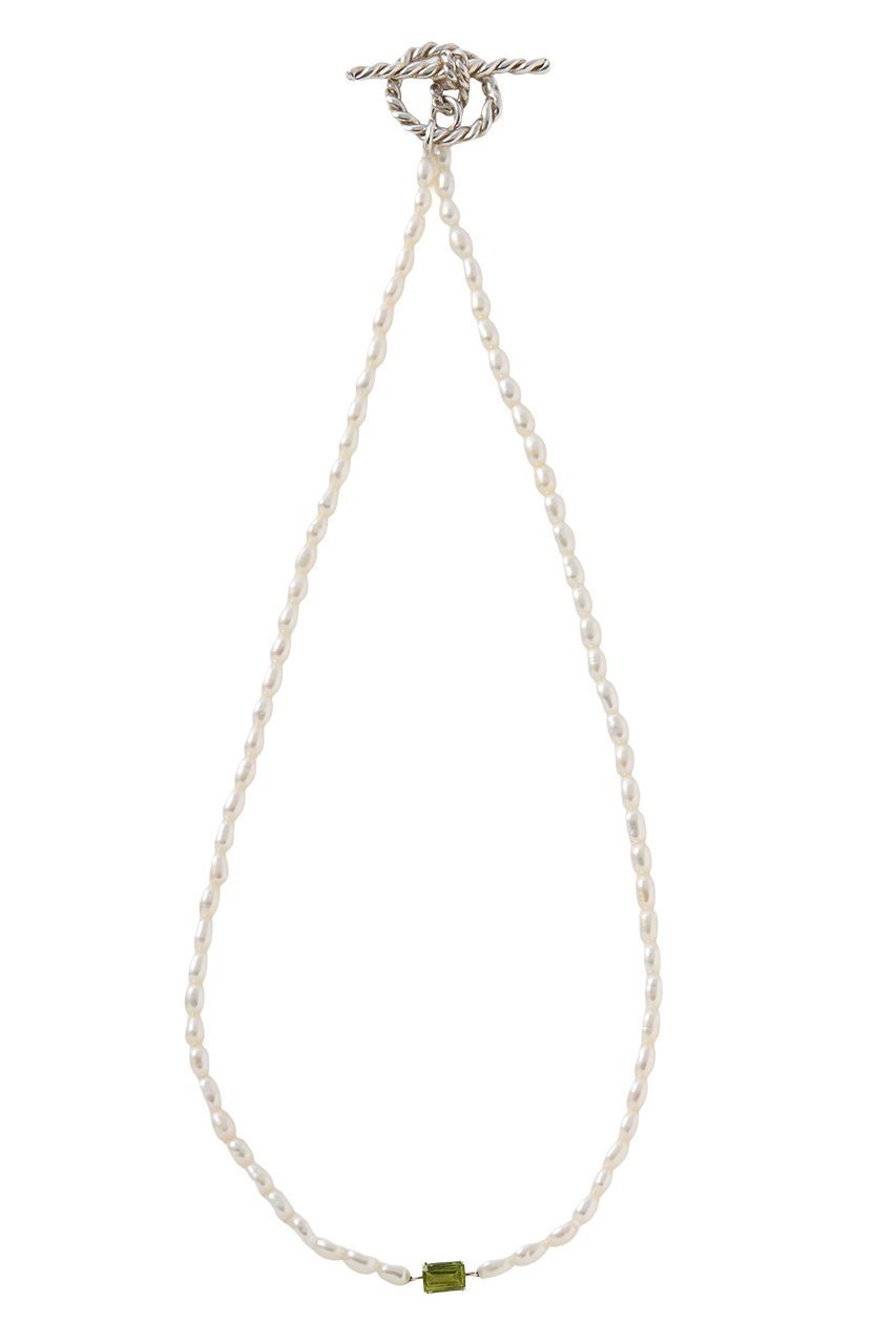 【イヴェット/YVETTE】のANDO パールネックレス インテリア・キッズ・メンズ・レディースファッション・服の通販 founy(ファニー) 　ファッション　Fashion　レディースファッション　Fashion for Women　ジュエリー　Jewelry　ネックレス　Necklaces & Pendants　おすすめ　Recommended / Our Picks　ストーン　Stone, Gem-Like　チェーン　Chain, Chain Strap　ネックレス　Necklace, Pendant Necklace　パール　Pearl, Pearl Accent　新作・新入荷　New Arrivals / New In　ホワイト×グリーン|ID: prp329100004960013 ipo3291000000037213779