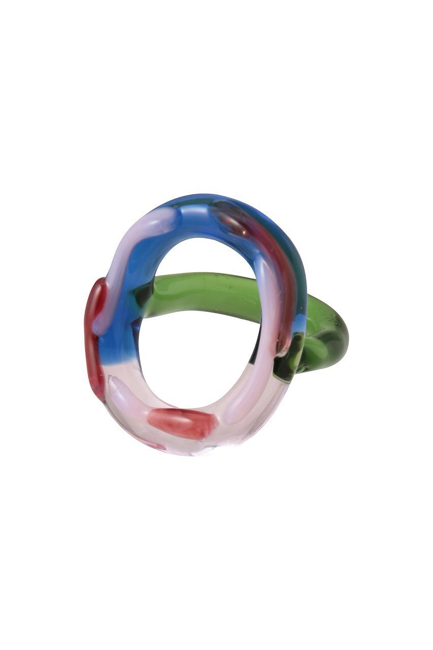 【アルアバイル/allureville】の【CAJAL】GARABATO RING インテリア・キッズ・メンズ・レディースファッション・服の通販 founy(ファニー) 　ファッション　Fashion　レディースファッション　Fashion for Women　ガラス　Glass, Glassware　サマー　Summer, Summer Style　サークル　Circle, Round Design　ジュエリー　Jewelry, Accessories　ミックス　Mix, Mixed Style　モチーフ　Motif, Design Theme　新作・新入荷　New Arrivals / New In　ブルー系|ID: prp329100004960024 ipo3291000000037213828