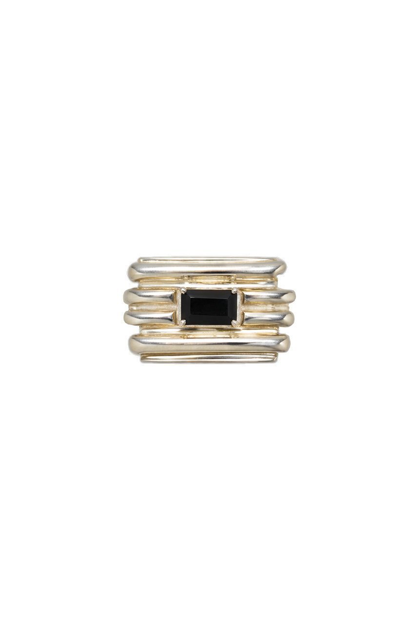 【イヴェット/YVETTE】のSTRUCTURE アイアンリング 人気、トレンドファッション・服の通販 founy(ファニー) 　ファッション　Fashion　レディースファッション　Fashion for Women　クール　Cool, Chic　シルバー　Silver, Metallic Silver　ストーン　Stone, Gem-Like　フォルム　Silhouette, Form　メタル　Metal, Metal Parts　新作・新入荷　New Arrivals / New In　 other-1|ID: prp329100004960028 ipo3291000000037213851