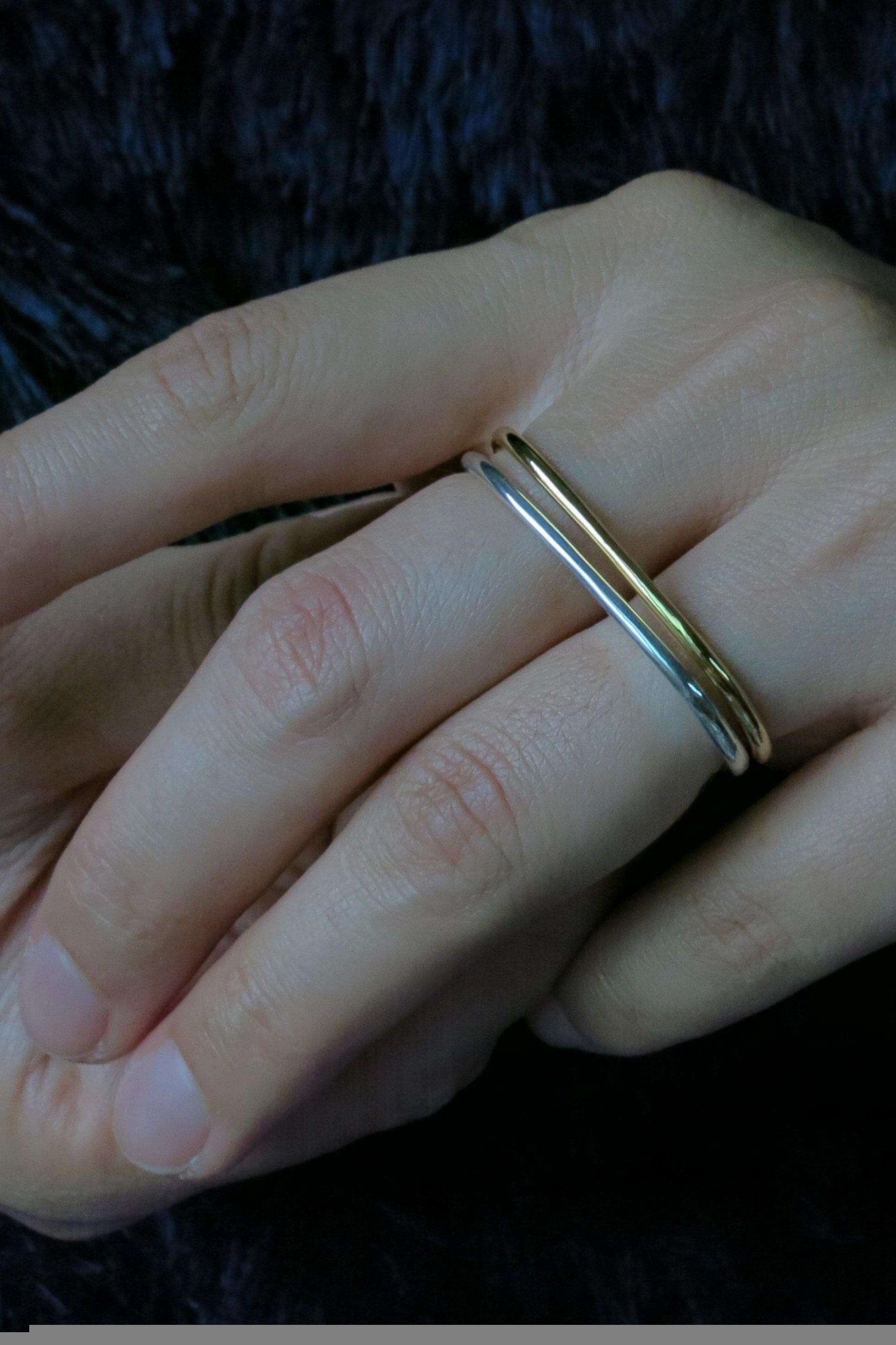 【イヴェット/YVETTE】のSTRUCTURE ダブルフィンガーリング 人気、トレンドファッション・服の通販 founy(ファニー) 　ファッション　Fashion　レディースファッション　Fashion for Women　なめらか　Smooth, Silky Texture　フォルム　Silhouette, Form　新作・新入荷　New Arrivals / New In　other-4|ID: prp329100004960041 ipo3291000000037213918