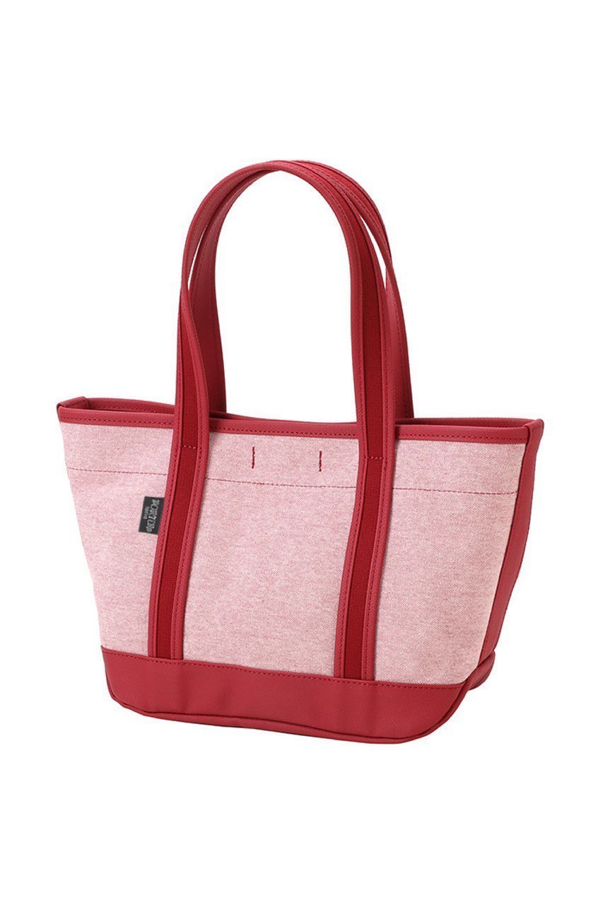 【ポーター ピーオーティーアール/PORTER POTR】の【4/29 10:00販売開始】【PORTER】BOYFRIEND TOTE CHAMBRAY/ボーイフレンド トート シャンブレー トートバッグ(S) インテリア・キッズ・メンズ・レディースファッション・服の通販 founy(ファニー) 　ファッション　Fashion　レディースファッション　Fashion for Women　バッグ　Bags　ユニセックス　Unisex, Genderless　シャンブレー　Chambray, Denim-Like Fabric　シンプル　Simple, Minimal　ポケット　Pocket, Pocket Detail　メッシュ　Mesh, Net Fabric　エレガント 上品　Elegant　軽量　Lightweight, Ultra Light　ビジネス 仕事 通勤　Business / Work / Commuting　レッド|ID: prp329100004960051 ipo3291000000037214005