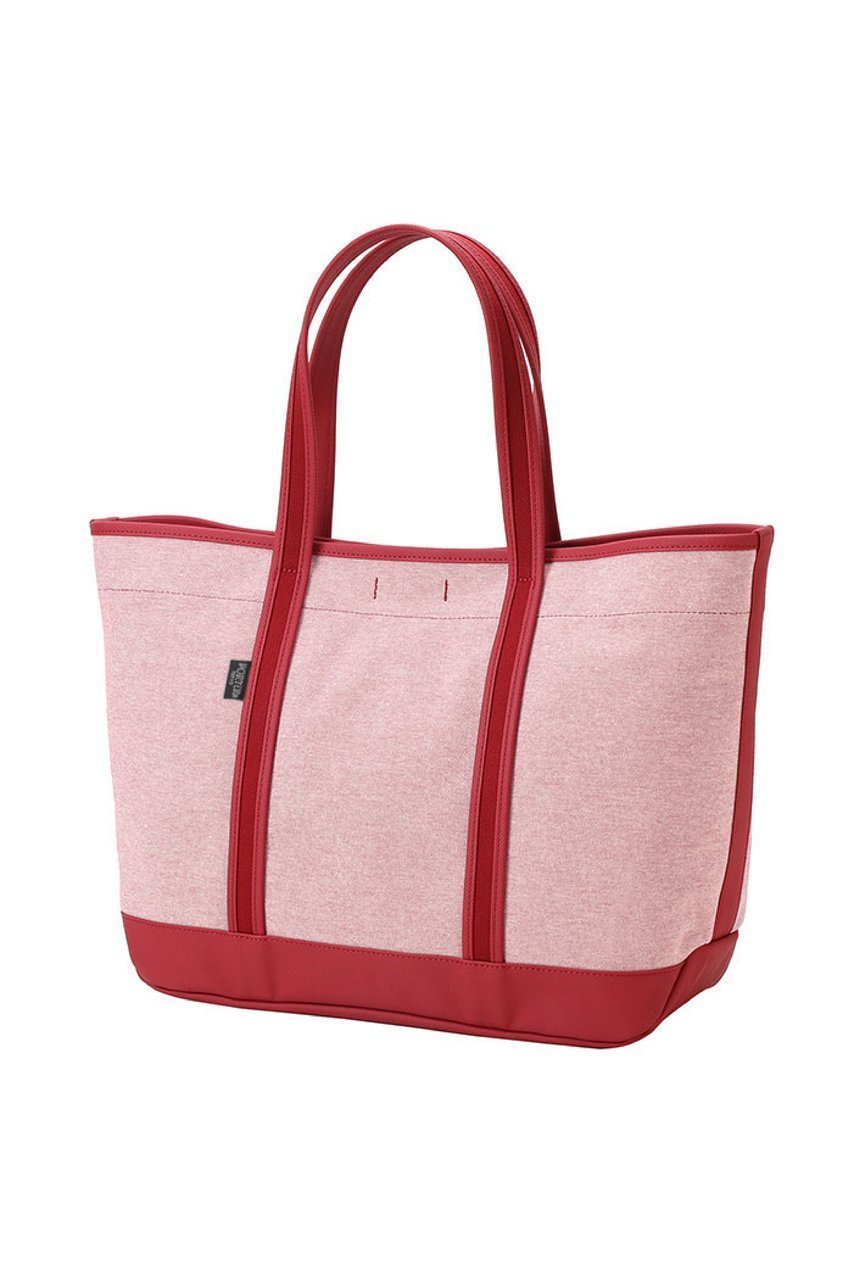 【ポーター ピーオーティーアール/PORTER POTR】の【4/29 10:00販売開始】【PORTER】BOYFRIEND TOTE CHAMBRAY/ボーイフレンド トート シャンブレー トートバッグ(L) インテリア・キッズ・メンズ・レディースファッション・服の通販 founy(ファニー) 　ファッション　Fashion　レディースファッション　Fashion for Women　バッグ　Bags　ユニセックス　Unisex, Genderless　シャンブレー　Chambray, Denim-Like Fabric　シンプル　Simple, Minimal　ポケット　Pocket, Pocket Detail　メッシュ　Mesh, Net Fabric　エレガント 上品　Elegant　軽量　Lightweight, Ultra Light　ビジネス 仕事 通勤　Business / Work / Commuting　レッド|ID: prp329100004960053 ipo3291000000037214029