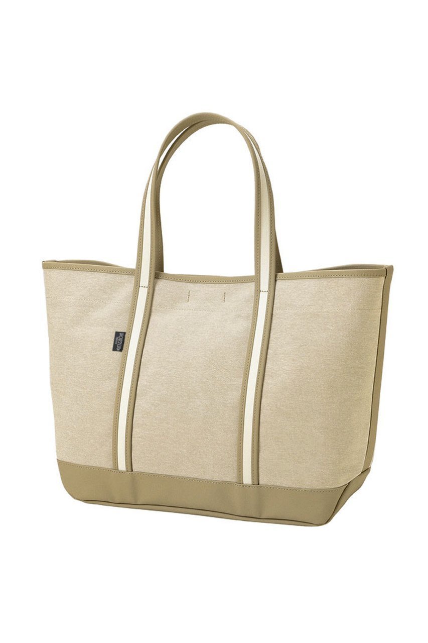 【ポーター ピーオーティーアール/PORTER POTR】の【4/29 10:00販売開始】【PORTER】BOYFRIEND TOTE CHAMBRAY/ボーイフレンド トート シャンブレー トートバッグ(L) インテリア・キッズ・メンズ・レディースファッション・服の通販 founy(ファニー) 　ファッション　Fashion　レディースファッション　Fashion for Women　バッグ　Bags　ユニセックス　Unisex, Genderless　シャンブレー　Chambray, Denim-Like Fabric　シンプル　Simple, Minimal　ポケット　Pocket, Pocket Detail　メッシュ　Mesh, Net Fabric　エレガント 上品　Elegant　軽量　Lightweight, Ultra Light　ビジネス 仕事 通勤　Business / Work / Commuting　ベージュ|ID: prp329100004960053 ipo3291000000037214030